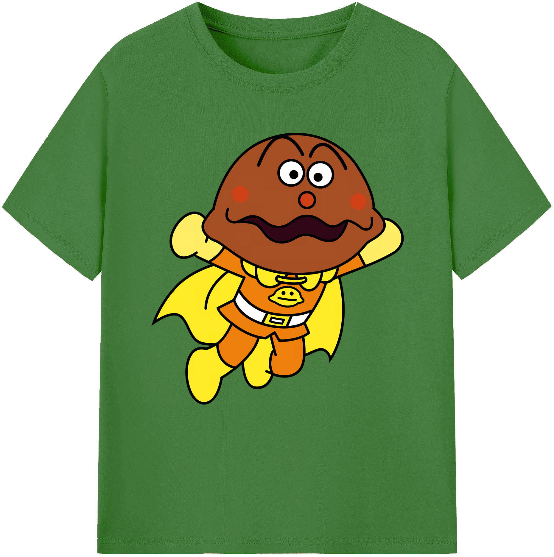 （画像用） アンパンマン Anpanman レディースカジュアルプリントTシャツ（綿100％）